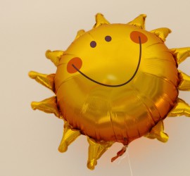Folienballon Sonne