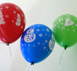 Weihnachtsluftballons
