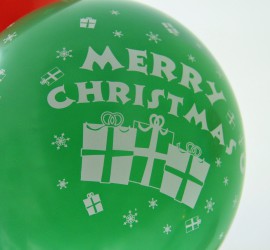 Luftballon Merry Christmas