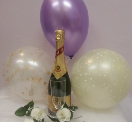 Luftballone Just Married