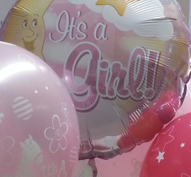 Folienballon It´s a girl