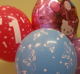 Latexballons bunter Mix