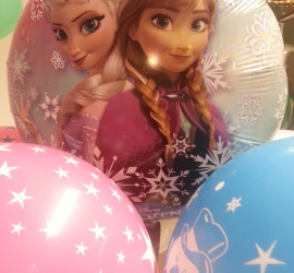 Luftballonstrauss Frozen