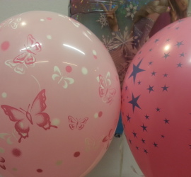 Latexballons rosa