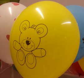 Latexballon Teddy