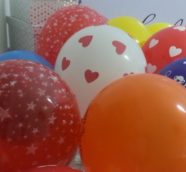 Latexballons bunter Mix