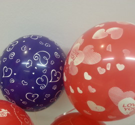 Latexballon rot Love You