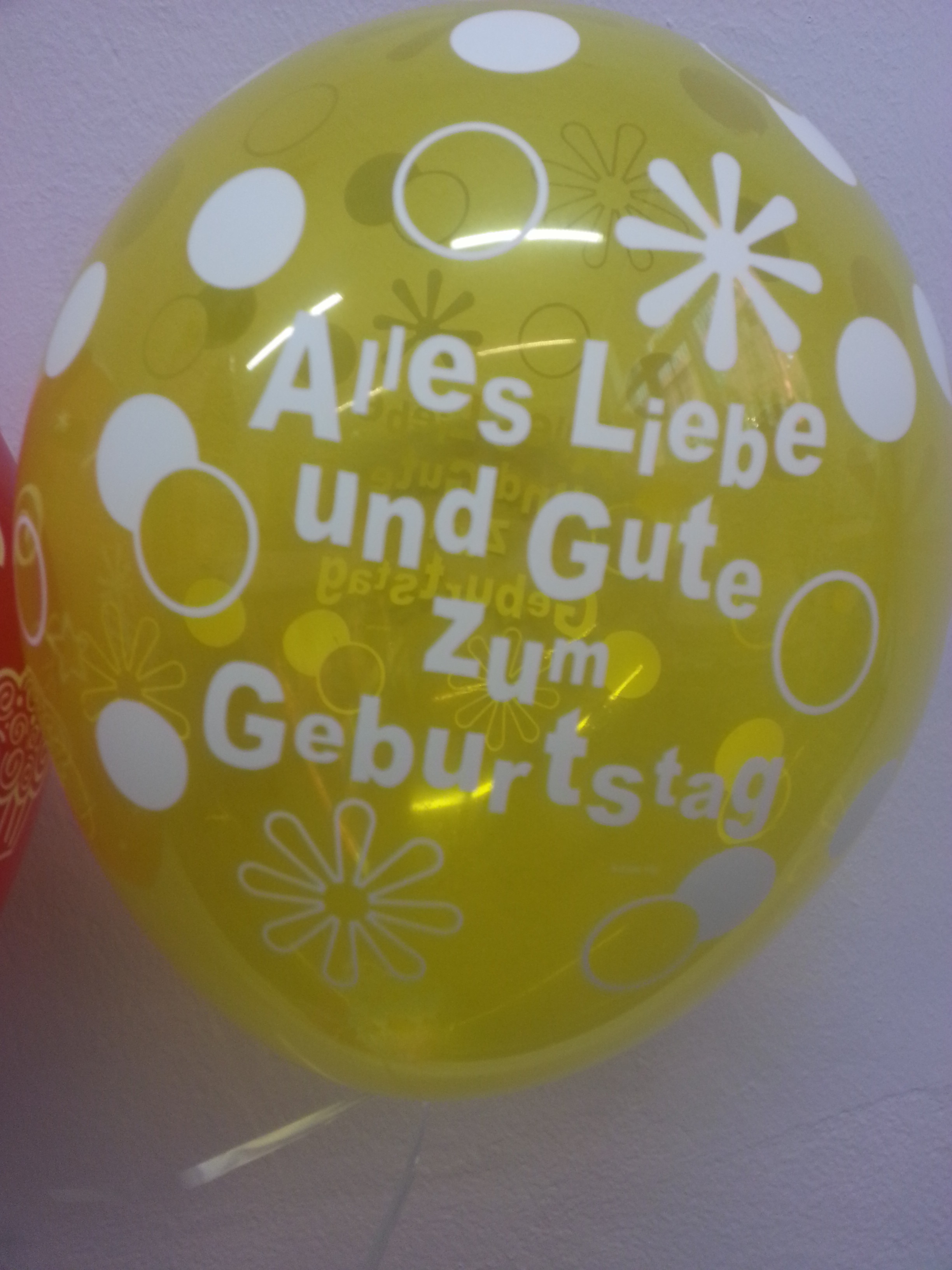 Luftballons - Alles Liebe und Gute zum Geburtstag - ButterflyBalloons