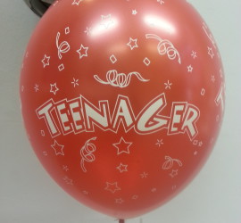 Latexballon rot Teenager