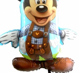 Micky Maus Lederhose Folienballon