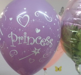 Latexballons Princess violett