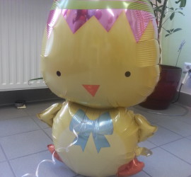 Folienballon Huhn - Süße Osterdekoration