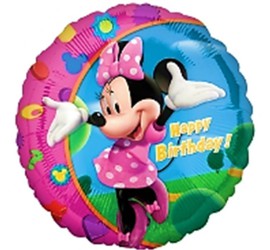 Folienballon Minnie Maus Happy Birthday