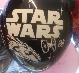 Latexballon schwarz Star Wars