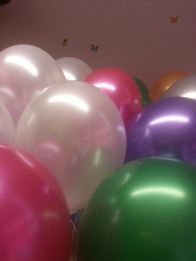Latexballons bunt