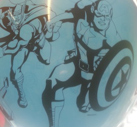 Latexballon blau Avengers