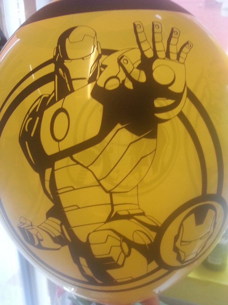 Latexballon gelb Avengers