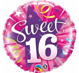 Folienballon Sweet 16