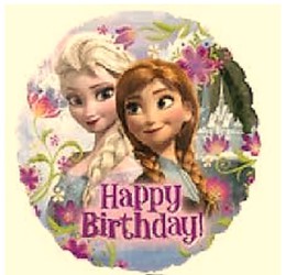 Folienballon Happy Birthday Eisköniginnen