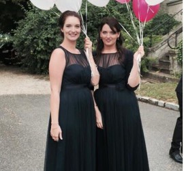 Latexballons weiß rosa für Hochzeit