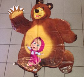 Folienballon Masha and the bear