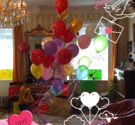 Latexballons Partydekoration bunt