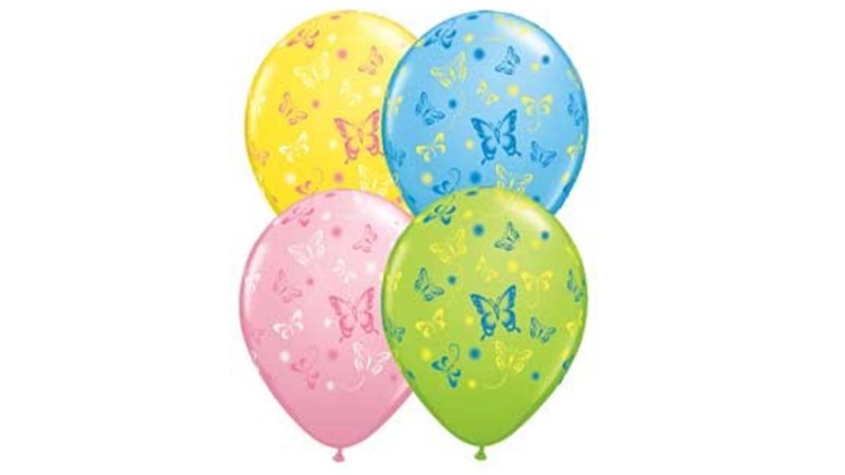 Latexballons Schmetterlinge diverse Farben