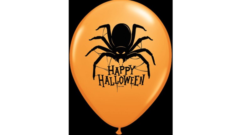 Latexballon Spider Happy Halloween