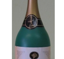 Luftballonhalter Champagner Flasche