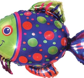 Folienballon Regenbogenfisch