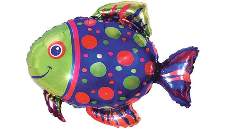 Folienballon Regenbogenfisch