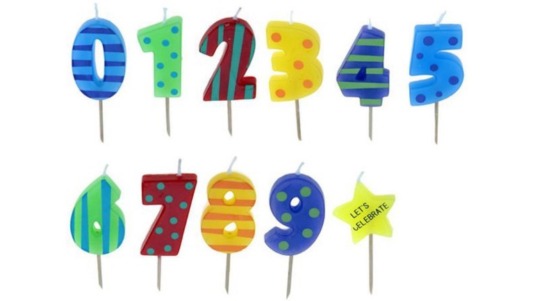 Kerzen Geburtstag Zahlen