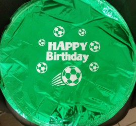 grüner happy birthday Folienballon