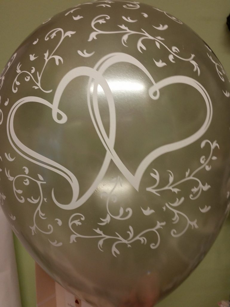 Luftballon mit Herzen