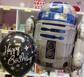 Happy Birthday Luftballon und Folienballon R2D2