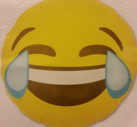 Folienballon Emoji Crying Laughing