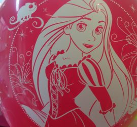 Latexballon mit Rapunzel