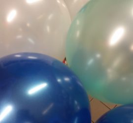 Luftballons mit Seidenglanz