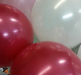 Luftballons mit Seidenglanz