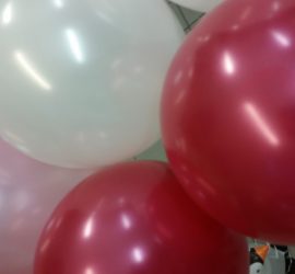 Luftballons mit Seidenglanz