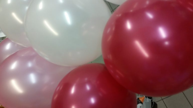 Luftballons mit Seidenglanz