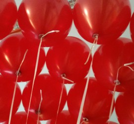 rote Latexballons