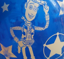 Latexballon mit Woody von Toy Story