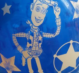 Latexballon mit Woody von Toy Story