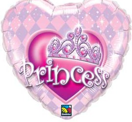 Folienherz Princess