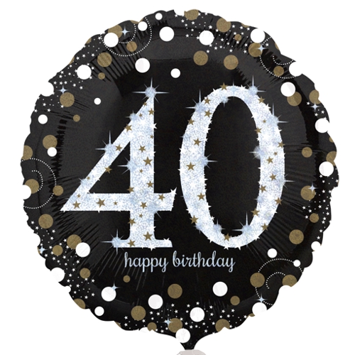 Folienballon 40. Geburtstag