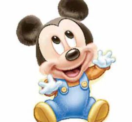Folienballon Baby-MickeyMouse