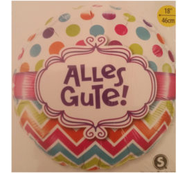 runder Folienballon Alles Gute!