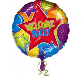 Folienballon Welcome Back!