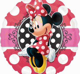 Minnie Mouse Folienballon rund 45 cm